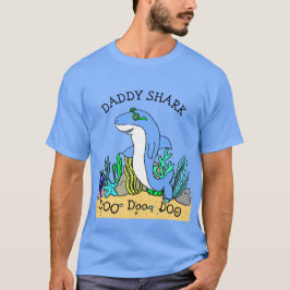 Papa Shark Doo Doo familie T-shirt