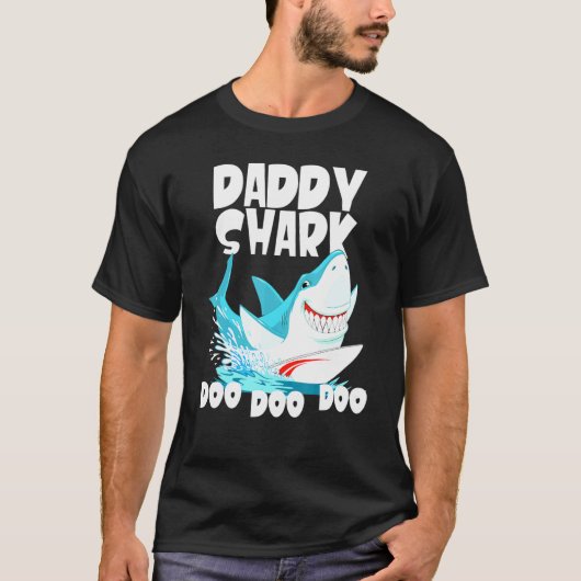 Papa Shark Doo Doo T-shirt (Voorkant)