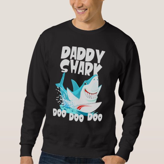 Papa Shark Doo Doo T-shirt (Voorkant)