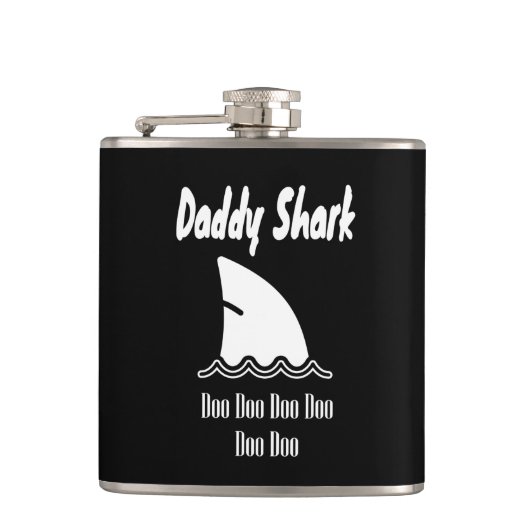 Papa Shark Doo Trendy Cute Song Heupfles (Voorkant)