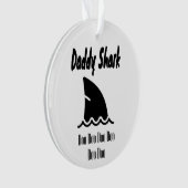 Papa Shark Doo Trendy Cute Song Ornament (voorkant)