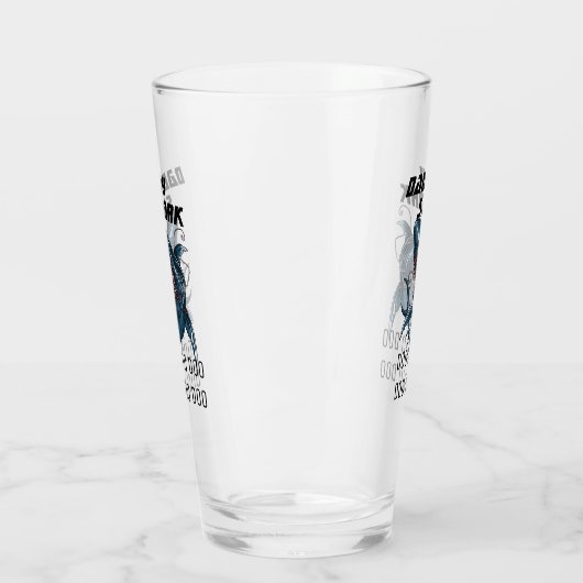 Papa Shark Glas (Links)