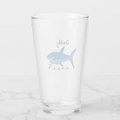 Papa Shark Glas (Achterkant)