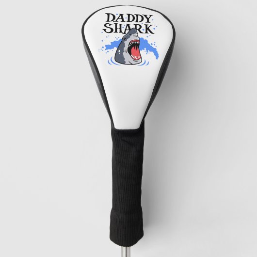 Papa Shark - Great White Golfheadcover (Voorkant)