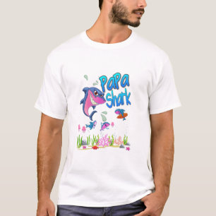 PAPA SHARK HAPPY FAHTERS DAY T-SHIRT
