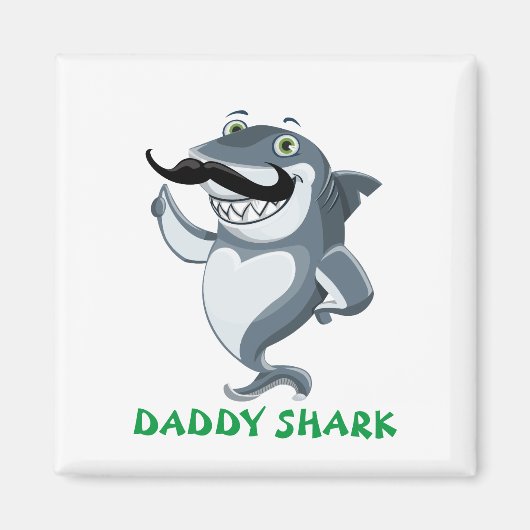 Papa Shark Magneet (Voorkant)