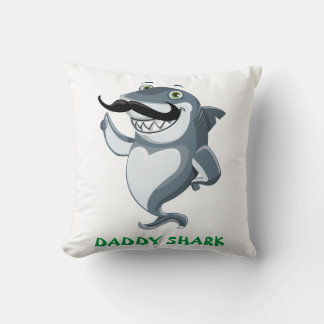 Papa Shark mammie Shark Kussen