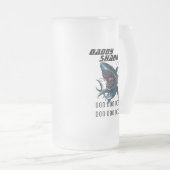 Papa Shark Matglas Bierpul (Voorkant rechts)