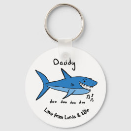Papa Shark Sleutelhanger