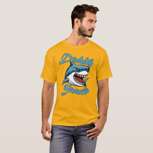 Papa Shark T-shirt (Voorkant volledig)
