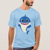 Papa Shark T-Shirt (Voorkant)