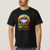 Papa Shark T-Shirt. Doo Doo Doo T-shirt. T-shirt (Voorkant)