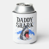 Papa Shark - White Blikjeskoeler (Blikje Achterkant)