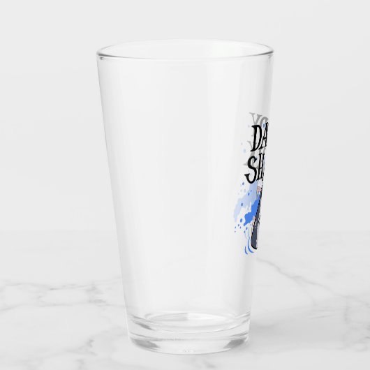 Papa Shark - White Glas (Rechts)