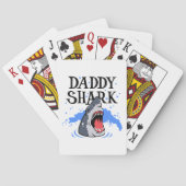 Papa Shark - White Pokerkaarten (Achterkant)