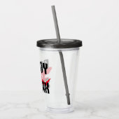 Papa Shark Worn Graphic Acryl Drinkbeker (Links)