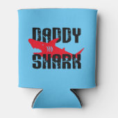 Papa Shark Worn Graphic Blikjeskoeler (Voorkant)
