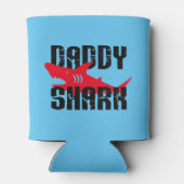 Papa Shark Worn Graphic Blikjeskoeler (Achterkant)