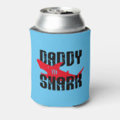 Papa Shark Worn Graphic Blikjeskoeler (Blikje Achterkant)