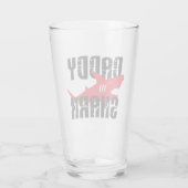 Papa Shark Worn Graphic Glas (Achterkant)