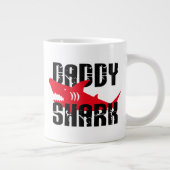 Papa Shark Worn Graphic Grote Koffiekop (Rechts)
