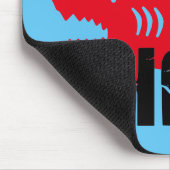 Papa Shark Worn Graphic Muismat (Hoek)