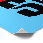 Papa Shark Worn Graphic Poster (Hoek)