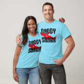 Papa Shark Worn Graphic T-shirt (Unisex)