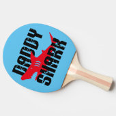 Papa Shark Worn Graphic Tafeltennisbatje (Zijkant)