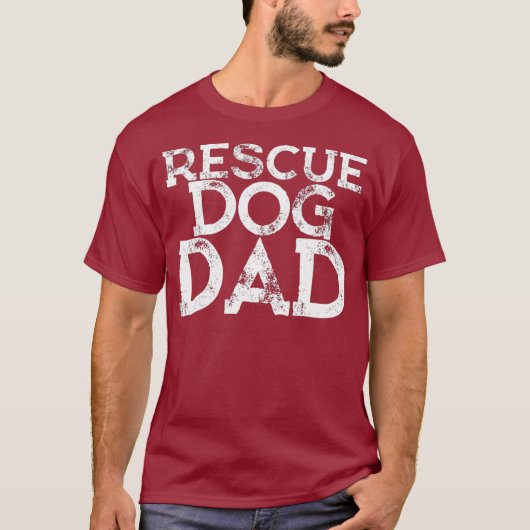 Papa Shirt Vaders Dag Cadeaus van Dochter Hond (Voorkant)