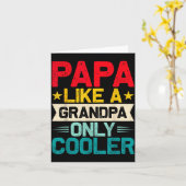 Papa Shirts For Men Grandpa Fathers Day Papa From  Kaart (Gele Bloem)