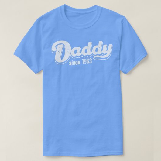 papa sinds 1963 t-shirt (Design voorkant)