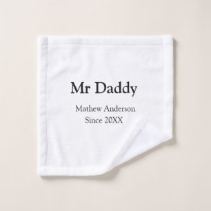 Papa sinds jaar naam ouders vader naam g washandje