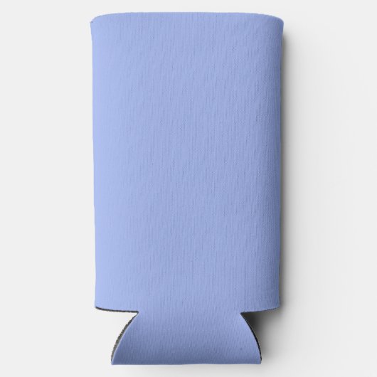 Papa sinds jaar zwart tekst blauw seltzer blikjeskoeler (Achterkant)