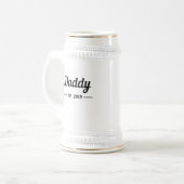 Papa sinds jaartekst  bierpul (Voorkant links)