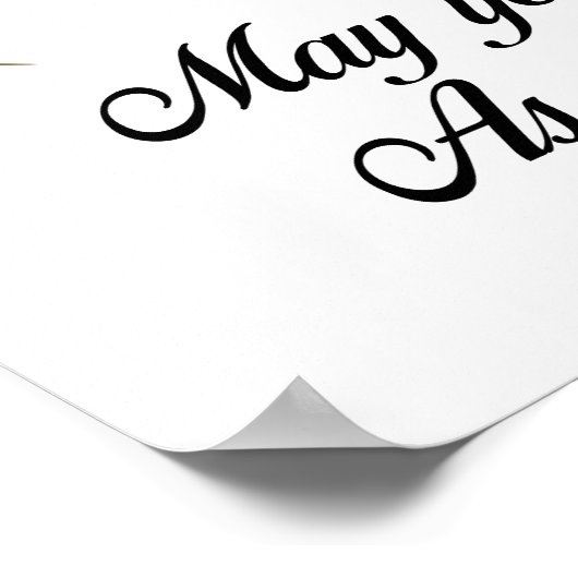 Papa Single Red Rose Poster (Hoek)