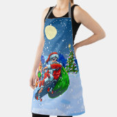 Papa Skateboard Sinterklaas Grappig Schort (Insitu)