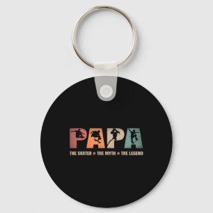 Papa Skater Mythe Legende Skateboard Skateboarden  Sleutelhanger