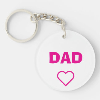 Papa sleutelhanger van acryl