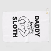 Papa Sloth Golfhanddoek (Horizontaal)