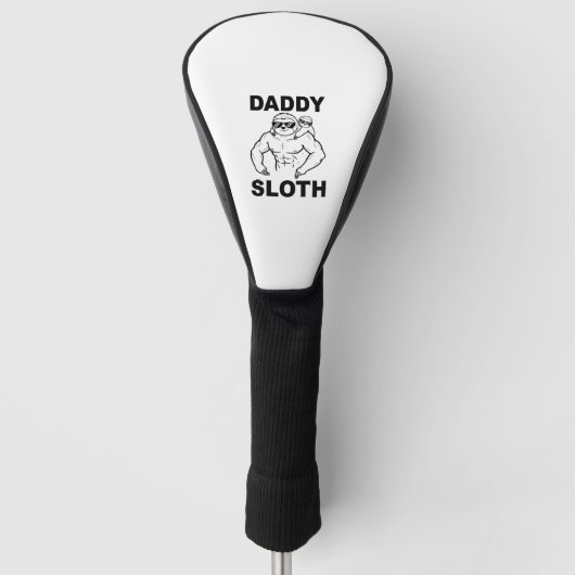 Papa Sloth Golfheadcover (Voorkant)