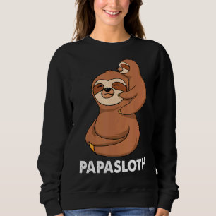 Papa Sloth Lazy Sloths Dier Vaderdag Trui