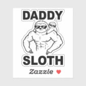Papa Sloth Sticker (Vel)