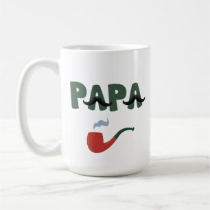 Papa snor funny fathers day  koffiemok