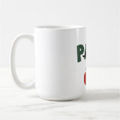 Papa snor vaderdag wit koffiemok (Links)