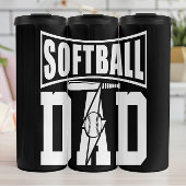 Papa Softbal Fan Graphic Thermosbeker