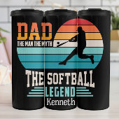 Papa Softbal Legend Graphic Thermosbeker