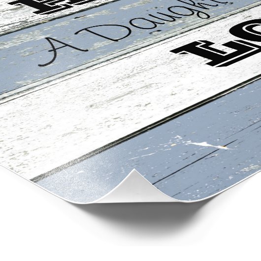 Papa Son's eerste Hero Daughter's eerste liefde Foto Afdruk (Hoek)