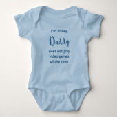 Papa speelt niet de hele tijd spelletjes romper (Voorkant)