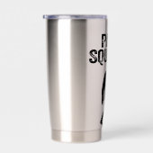 Papa Squatch Funny Bigfoot - Father's Day Gift Geïsoleerde Drinkbeker (Rechts)